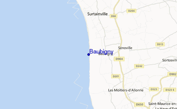 mappa di localizzazione di Baubigny