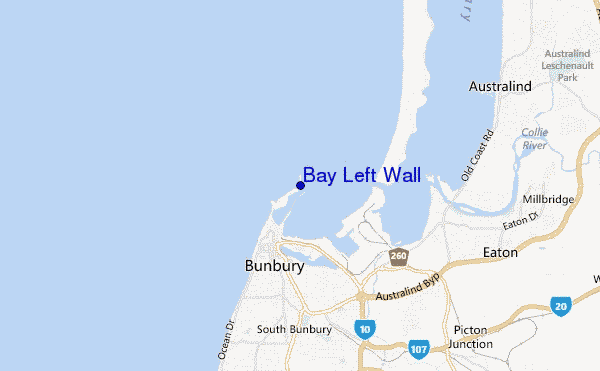 mappa di localizzazione di Bay Left Wall