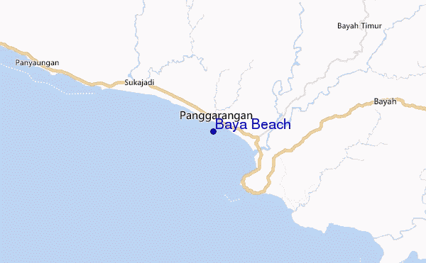 mappa di localizzazione di Baya Beach