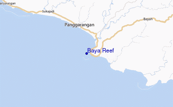 mappa di localizzazione di Baya Reef