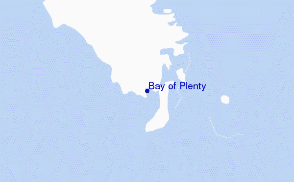 mappa di localizzazione di Bay of Plenty