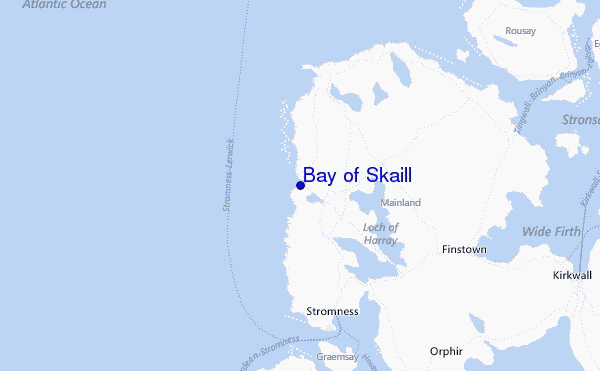 Bay of Skaill Location Map