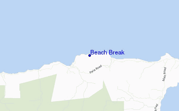 mappa di localizzazione di Beach Break