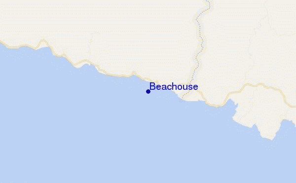 mappa di localizzazione di Beachouse