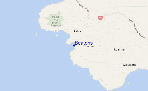 mappa di localizzazione di Beatons