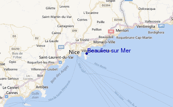Beaulieu sur Mer previsione surf e surf reports (Mediterranean - Cote d