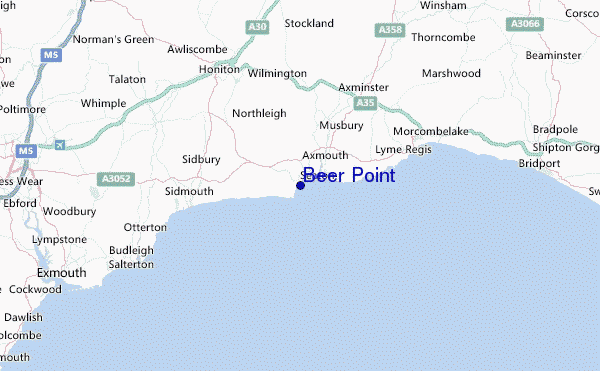 Beer Point Location Map