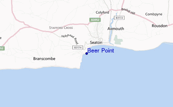 mappa di localizzazione di Beer Point
