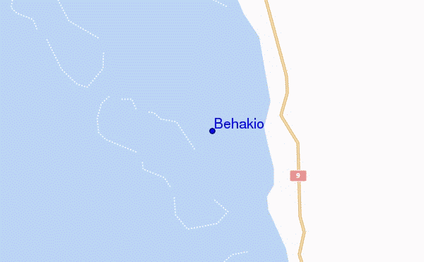 mappa di localizzazione di Behakio