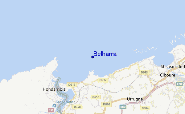 mappa di localizzazione di Belharra