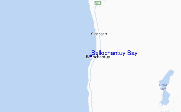 mappa di localizzazione di Bellochantuy Bay