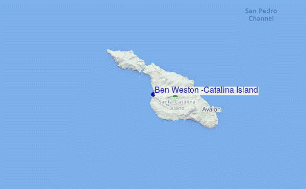 Ben Weston (Catalina Island) Location Map