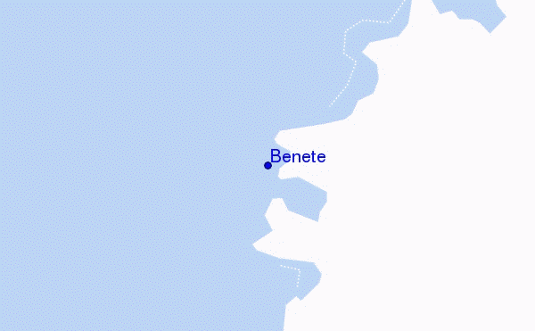 mappa di localizzazione di Benete