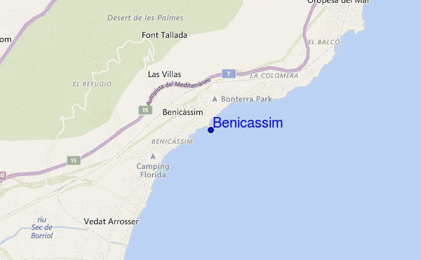mappa di localizzazione di Benicassim