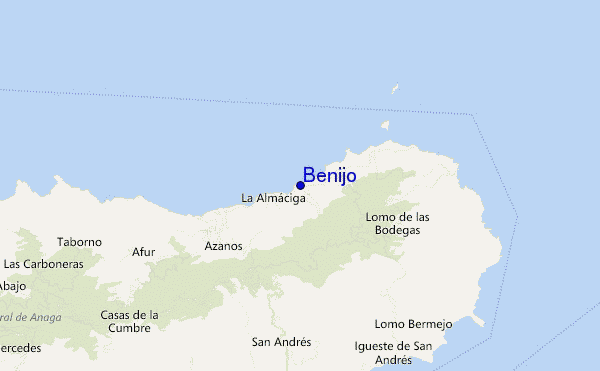mappa di localizzazione di Benijo