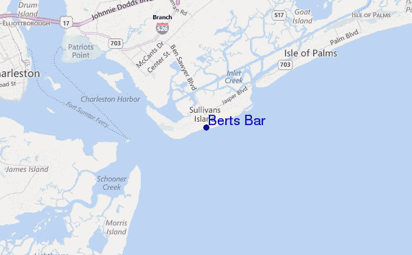 mappa di localizzazione di Berts Bar