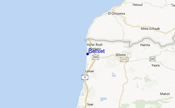 mappa di localizzazione di Betset