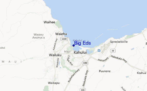 mappa di localizzazione di Big Eds