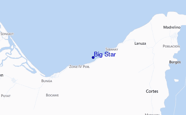 mappa di localizzazione di Big Star