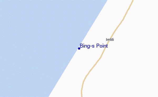 mappa di localizzazione di Bing's Point