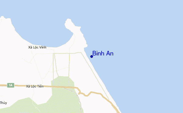 mappa di localizzazione di Binh An