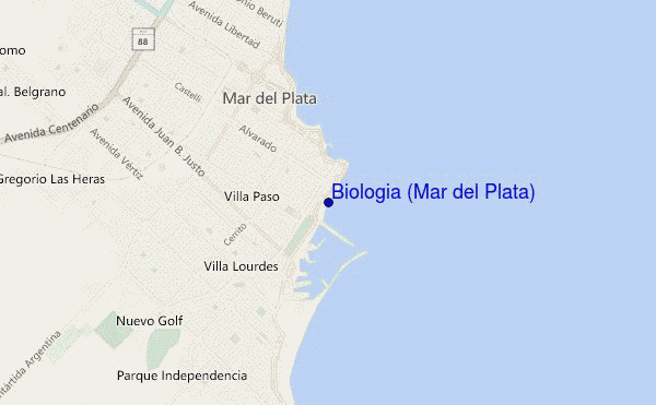 mappa di localizzazione di Biologia (Mar del Plata)