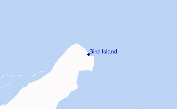 mappa di localizzazione di Bird Island