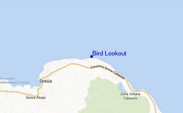 mappa di localizzazione di Bird Lookout