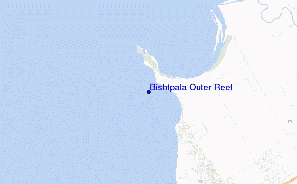 mappa di localizzazione di Bishtpala Outer Reef