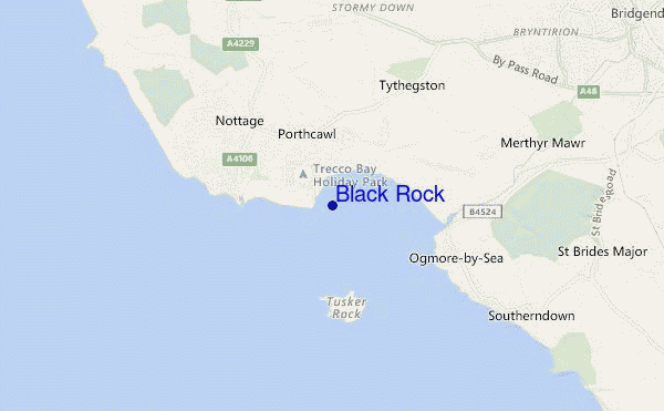 mappa di localizzazione di Black Rock