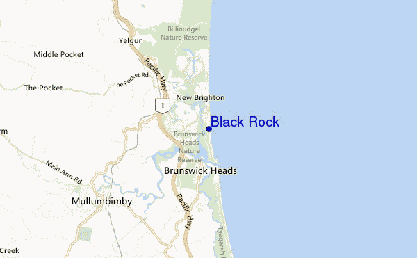 mappa di localizzazione di Black Rock