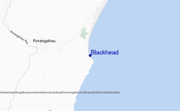 mappa di localizzazione di Blackhead
