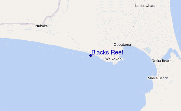 mappa di localizzazione di Blacks Reef