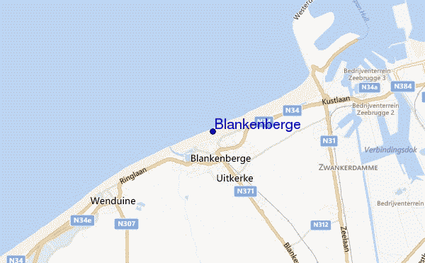 mappa di localizzazione di Blankenberge