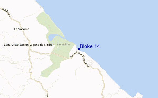 mappa di localizzazione di Bloke 14
