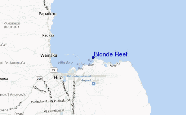 mappa di localizzazione di Blonde Reef