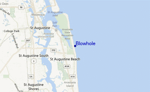 mappa di localizzazione di Blowhole
