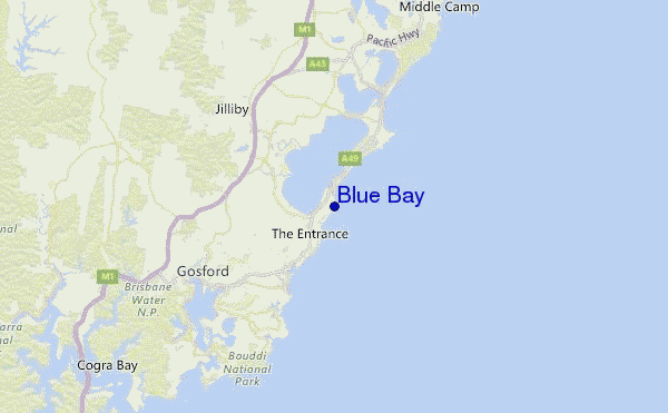 Blue Bay Location Map