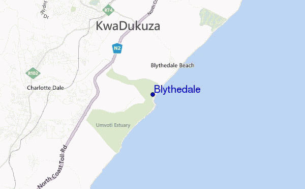 mappa di localizzazione di Blythedale