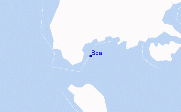 mappa di localizzazione di Boa