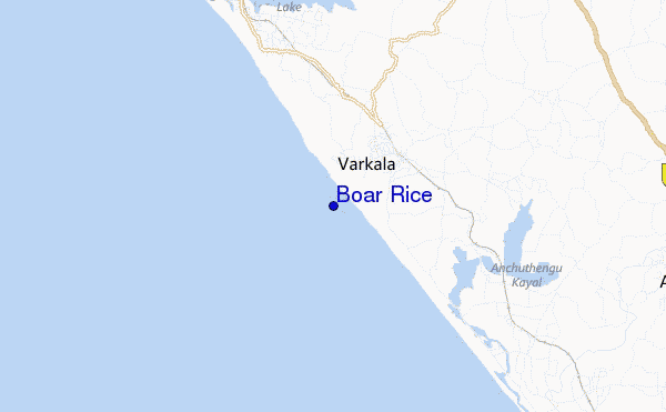 mappa di localizzazione di Boar Rice
