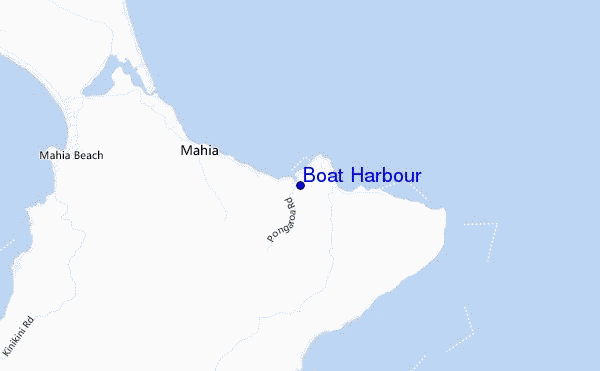 mappa di localizzazione di Boat Harbour