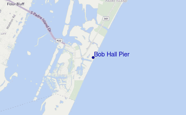 mappa di localizzazione di Bob Hall Pier