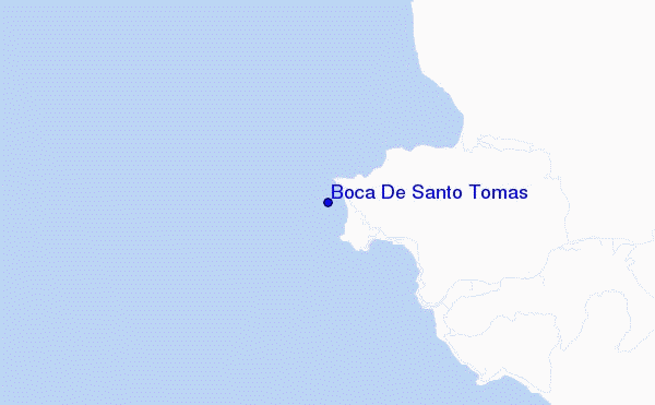 mappa di localizzazione di Boca De Santo Tomas
