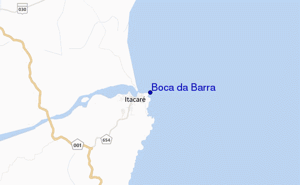 mappa di localizzazione di Boca da Barra