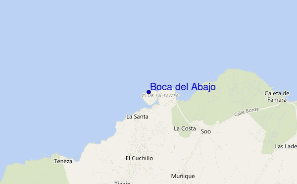mappa di localizzazione di Boca del Abajo