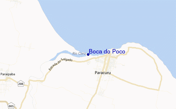 mappa di localizzazione di Boca do Poco