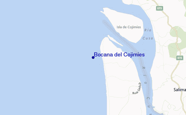 mappa di localizzazione di Bocana del Cojimies
