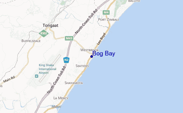 mappa di localizzazione di Bog Bay