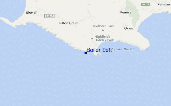 mappa di localizzazione di Boiler Left